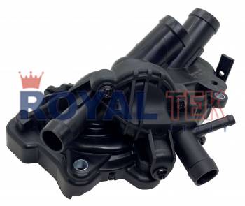 TERMOSTATO COMPLETO ROYALTEK VOLKSWAGEN FOX / SURAN / GOL TREND / VOYAGE / NIVUS / POLO / GOLF -- TODOS MOTOR 1.6 MSI / UP - TEMPERATURA 87 --- OEM 04E121115AJ